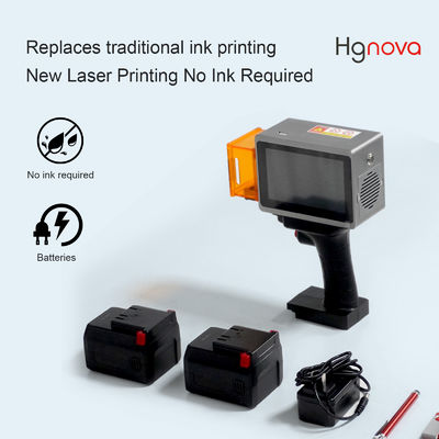 Portable Mini 5W Semiconductor Laser Printer Easy-to-Operate Handheld Laser Marking Machine for Logo Date QR Code Supports DXF