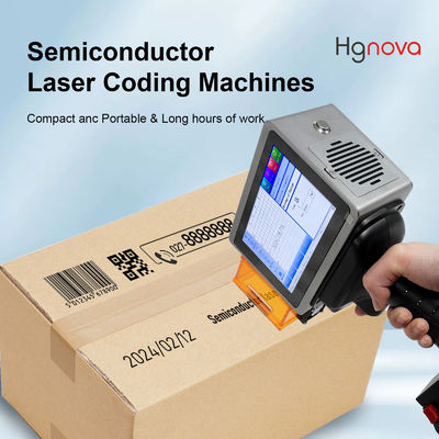 Portable Mini 5W Semiconductor Laser Printer Easy-to-Operate Handheld Laser Marking Machine for Logo Date QR Code Supports DXF