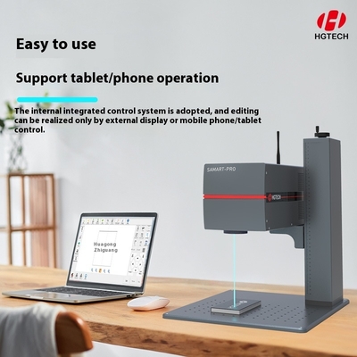 Integrated Mobile Phone Control 20W/30W Fiber Laser Marking Machine for Nameplate Small Laser Engraving Machine