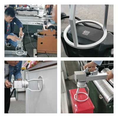 Portable 50 Watt Handheld Laser Marking Machine Small Size Fiber Laser for Metal Coding & Engraving Supports AI Graphic Format