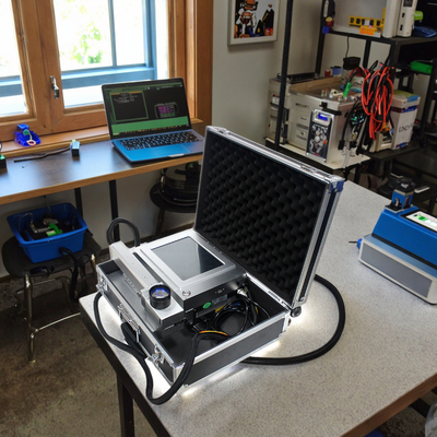 Portable 50 Watt Handheld Laser Marking Machine Small Size Fiber Laser for Metal Coding & Engraving Supports AI Graphic Format