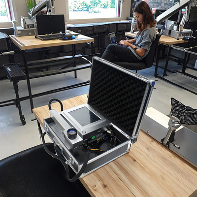 Portable 50 Watt Handheld Laser Marking Machine Small Size Fiber Laser for Metal Coding & Engraving Supports AI Graphic Format
