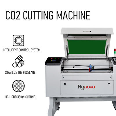 High Performance 60W 75W 90W CO2 Laser Cutting Engraving Machine for Wood Plastic Paper Leather Acrylic Stone Supports AI New