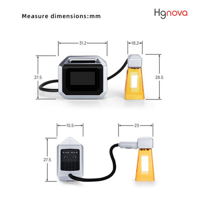 Small Fiber Laser Engraving Machine 20W 30W 50W Portable Handheld Fiber Laser Marking Machine for Metal