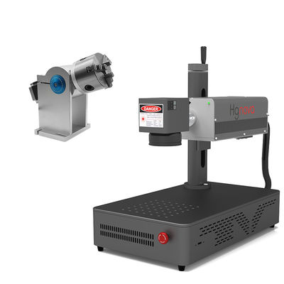 Desktop UV Laser Marking Machine for Engraving Plastics Glass Metal 3W 5W Portable Laser Engraving Machine With Rotary Axis