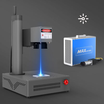Portable Desktop Fiber Laser Marking Machine 20W 30W Small Desktop Laser Engraving Machine With Max Laser Source