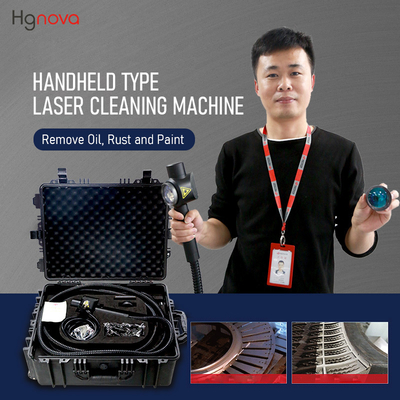 Hot Selling Handheld Cleaning Machine Portable Rust Paint Oil Remover Stainless Steel Industrial Laser Cleaning Machine