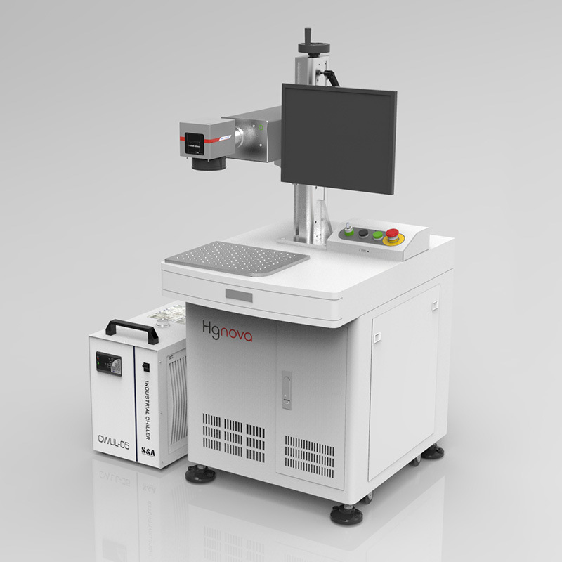 High-Speed 3W 5W UV Laser Marking Machine for Metal Wood Acrylic PVC Leather Glass New Condition Supports DXF PLT Graphic Format