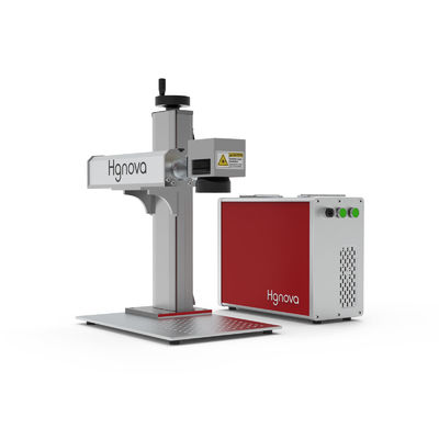 20W Portable Desktop Fiber Laser Marking Machine for Plastic Metal Steel Jewelry Gold Easy Operate Supports DXF Format New